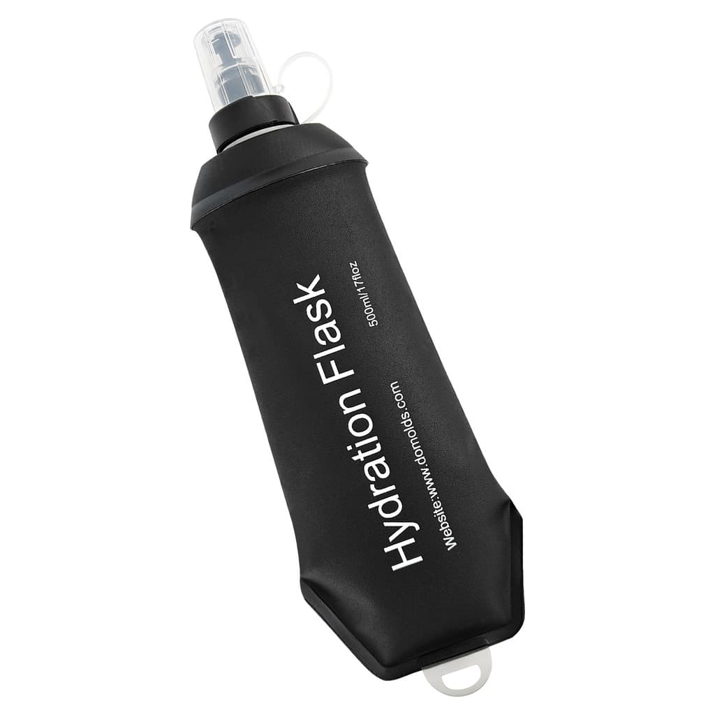 Exclusivamente para TPU garrafa de água macia esportes garrafa de água ciclismo preto garrafa de água macia ao ar livre