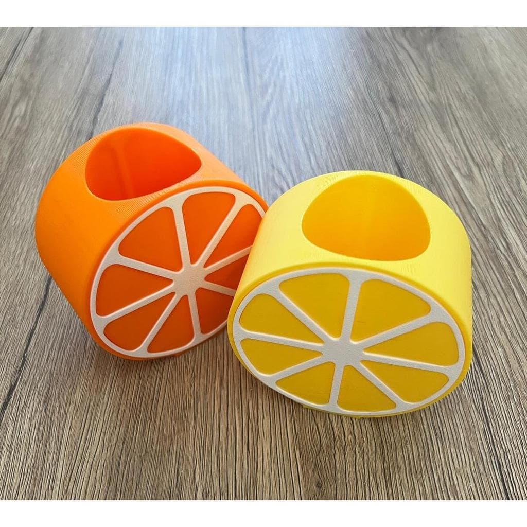 Vaso Decorativo Frutas Laranja e Limão