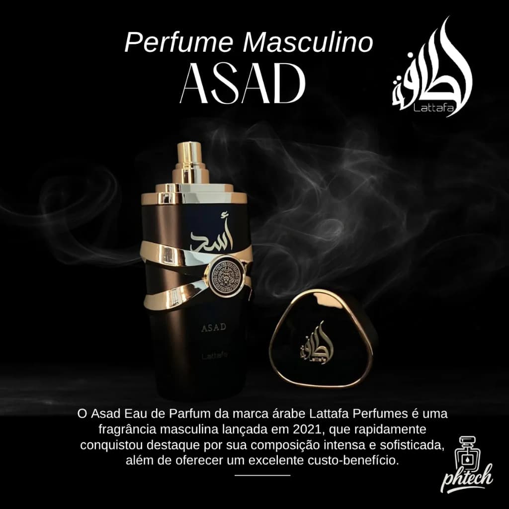 Perfume Lattafa Asad BOURBON Original perfume masculino perfume árabe lattafa Eau de Parfum 100ml