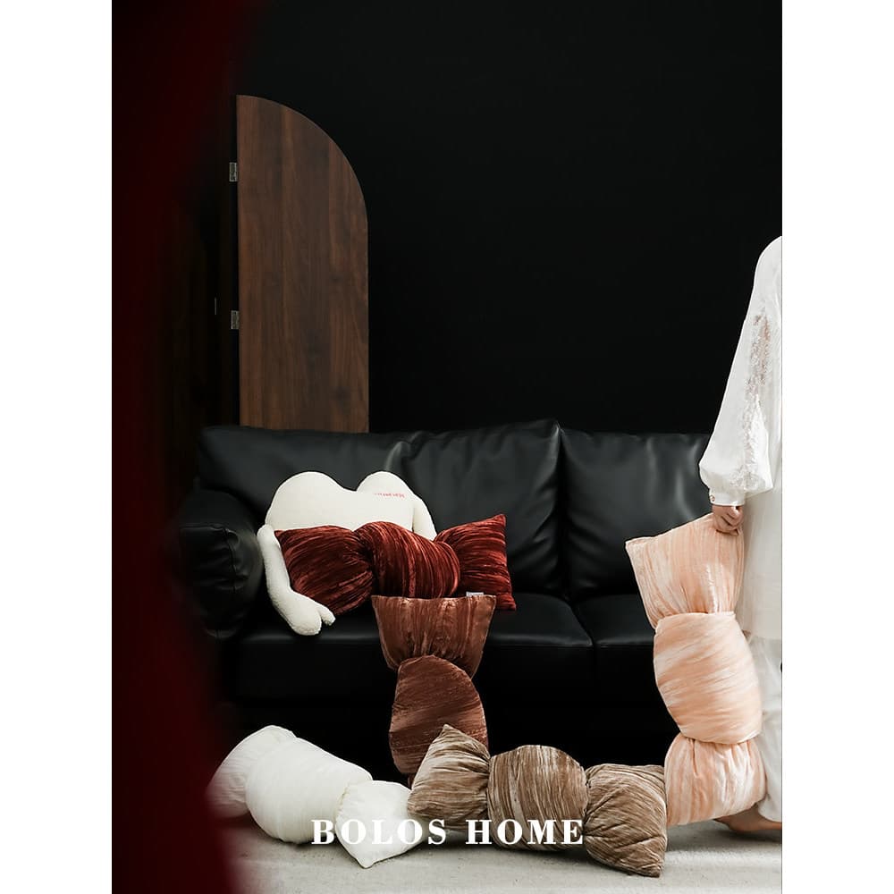 Bolos luz dos namorados luxo veludo High-End sala de estar quarto cama decoração festivo doces travesseiro
