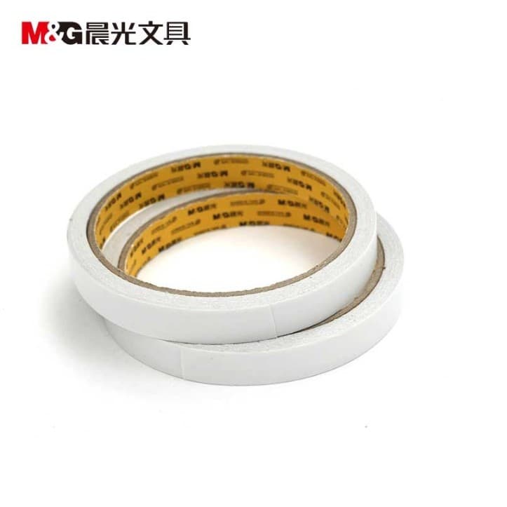 Chenguang Papelaria Fita Dupla Face AJD97349 Fita Dupla Face de Papel de Algodão 12mm * 10y Fita Dupla Face Forte