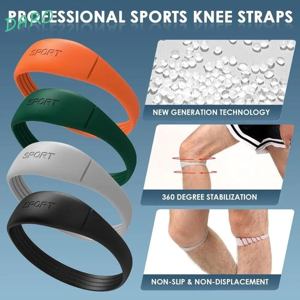 Joelheiras De Tendão De Patela Dara , Faixa De Proteção Elástica Alta Para , Joelheira Esportiva De Silicone