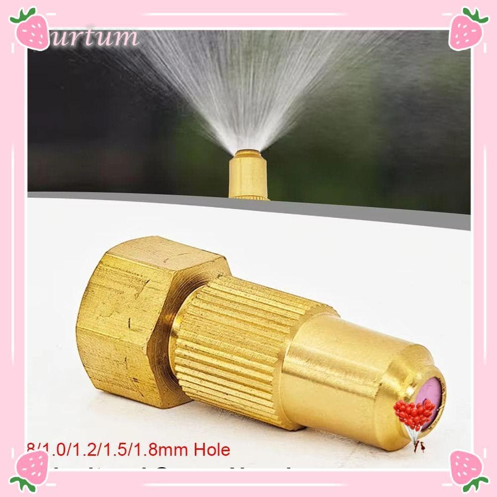 Bico De Latão URTUM 1 Peça , Spray Agrícola De Cerâmica De Cobre Ajustável , Ferramenta Elétrica De Jardim De Alta Press