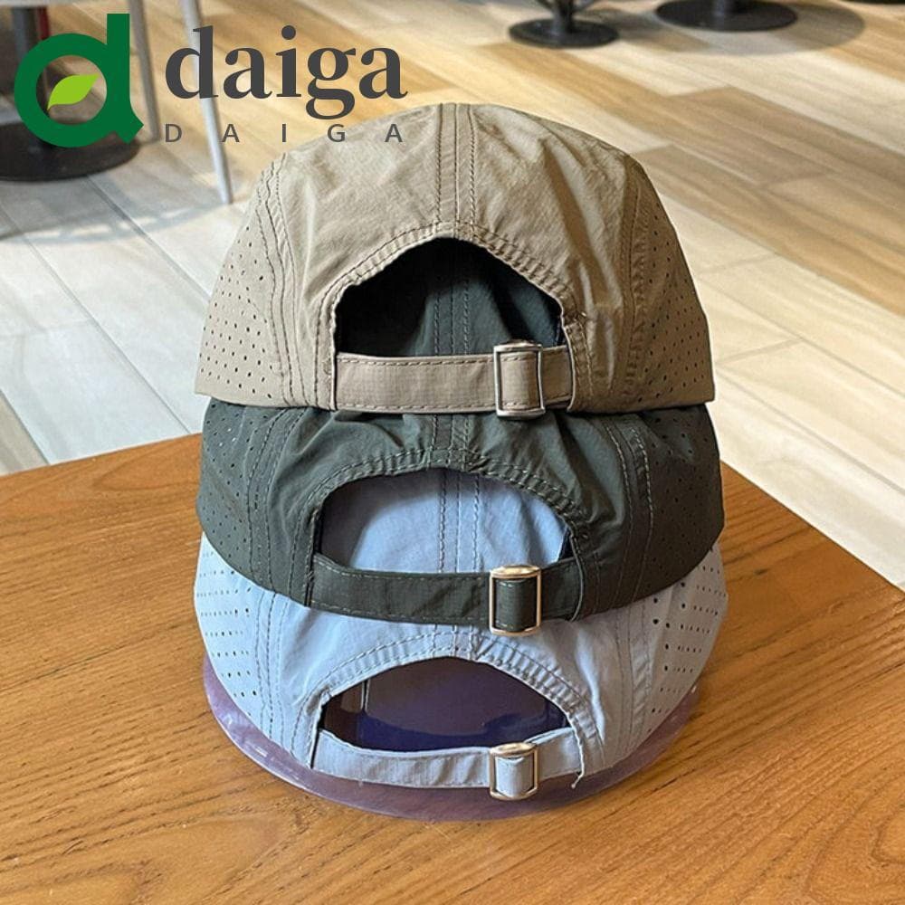 Boné de Beisebol de Aba Curta DAIGA, Boné Masculino Ultra-Fino com Tela Protetora Solar, Boné Respirável de Secagem Rápi