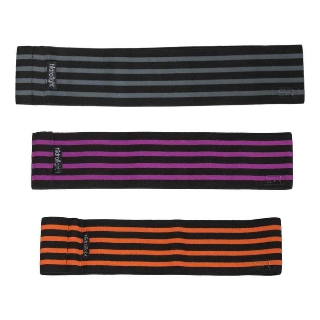 Kit Hip Band 3 Unid - Faixa Elástica Mini Band - Hidrolight