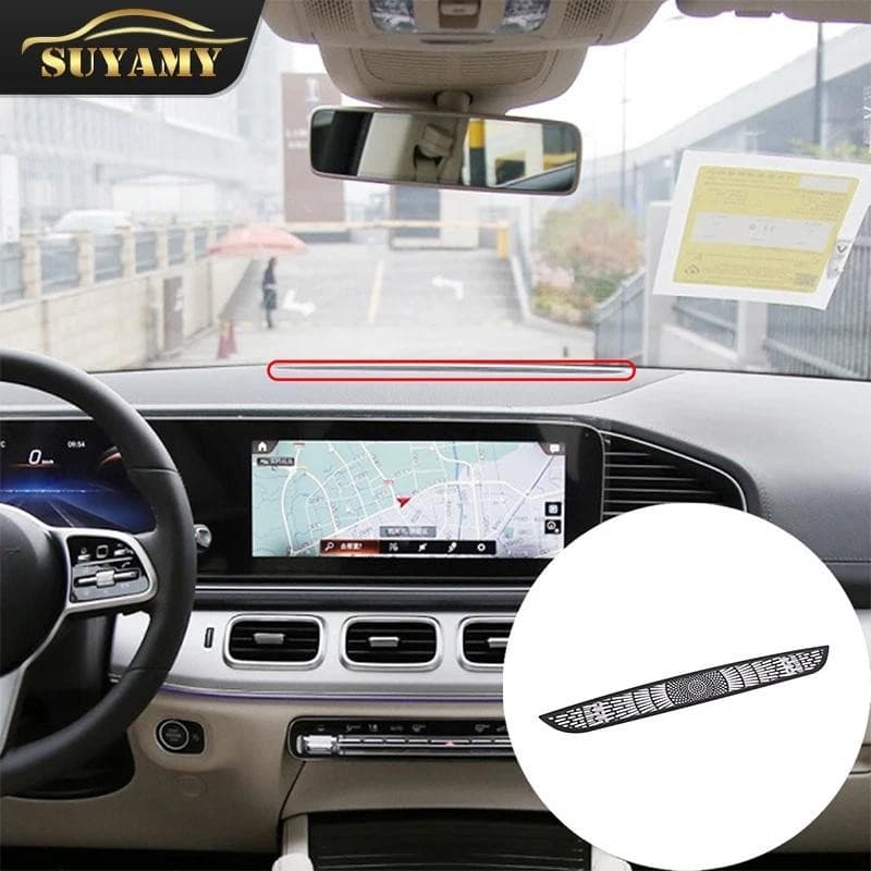 Para Mercedes Benz GLE GLS Classe W167 X167 20-22 Painel De Saída De Ar Anti-Bloqueio Malha Capa Acessórios Interiores D
