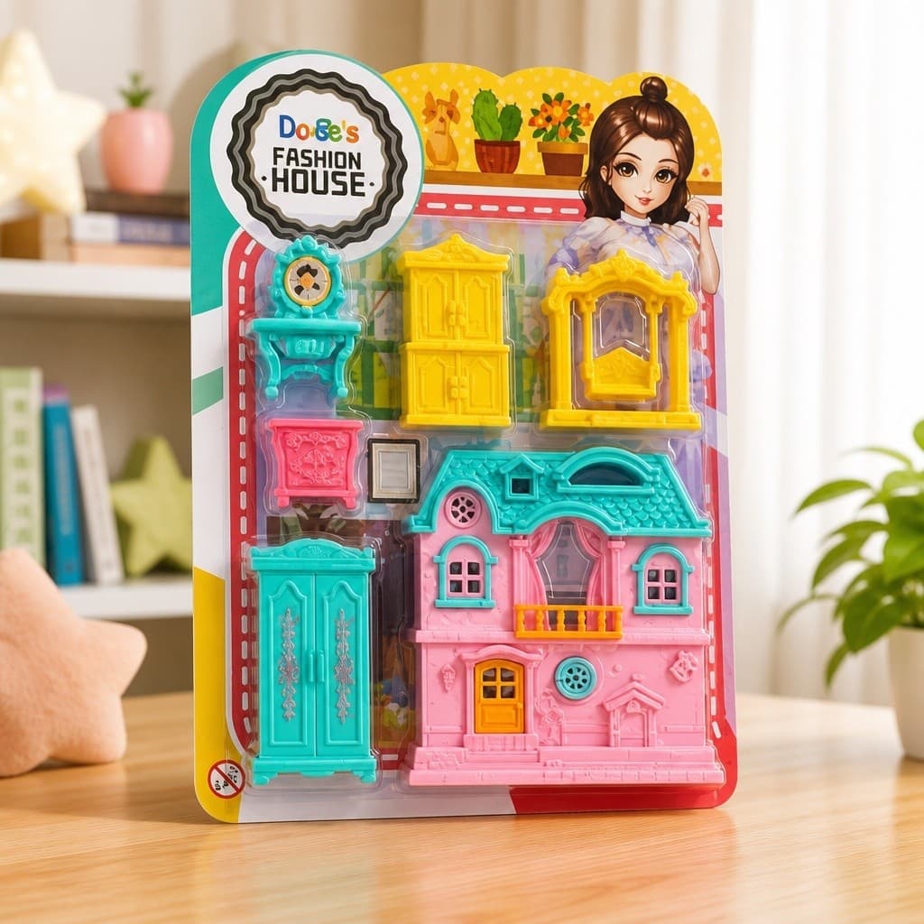 Casinha Boneca Infantil Móveis Acessórios Brinquedo Festa Diversão Criatividade