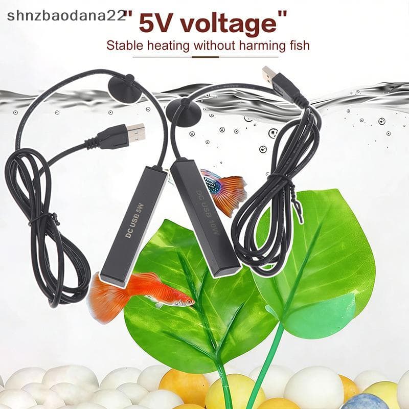 [Shnzd] Mini Haste De Aquecimento De Aquário USB Para Tanque De Peixes Pequeno Regulador De Temperatura Termostato Aquec