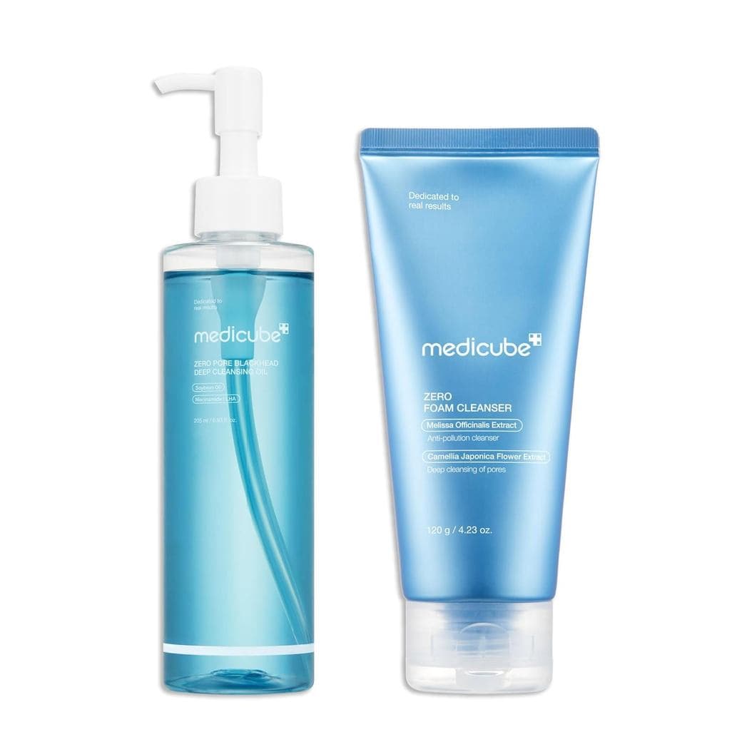 medicube DoubleDuo-ZeroPoreOil, ZeroCleanser O7QU