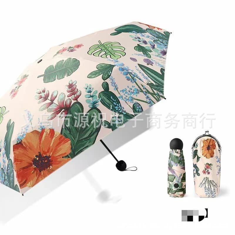 50% de desconto guarda-sol guarda-sol vinil protetor solar guarda-chuva frutas diversão cápsula guarda-chuva Anti-