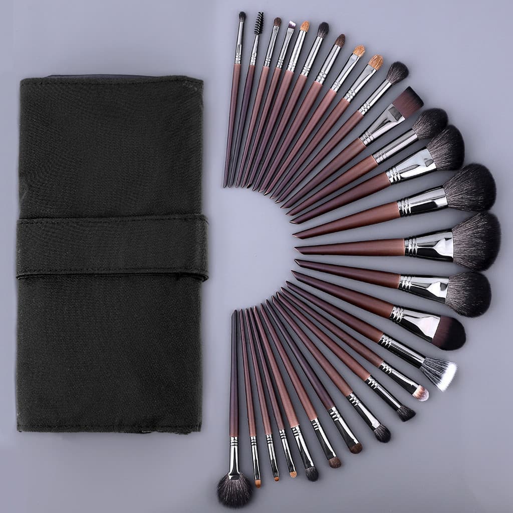 Conjunto de 28 pincéis de maquiagem, de alta qualidade, adequado para maquiadores, fabricado pela Cangke Company.