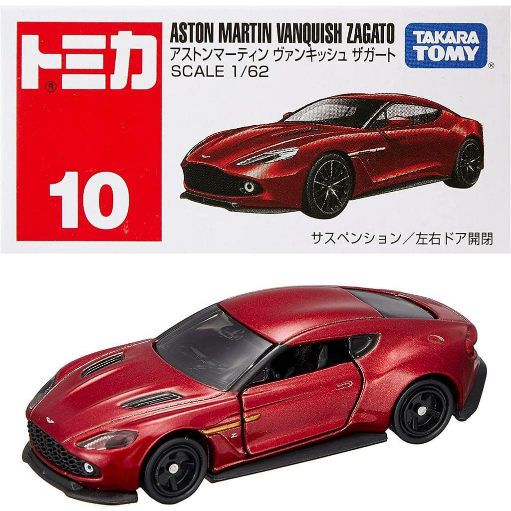 Tomica No 10 Aston Martin Vanquish Zagart 1 : 62 Modelo em Escada Diecast Miniatura de Carro FAVN