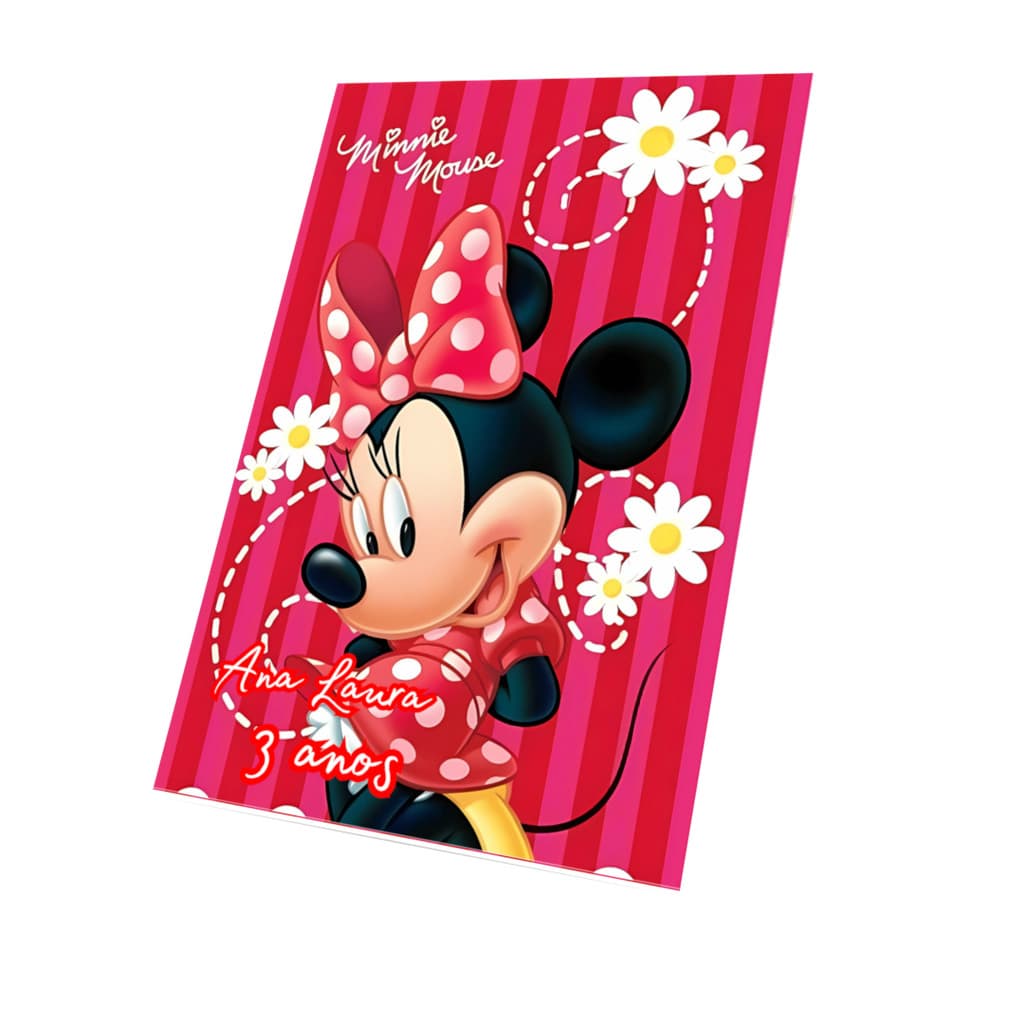 Kit Livrinhos para Colorir Minnie Lembrancinha Personalizada com Nome e Idade