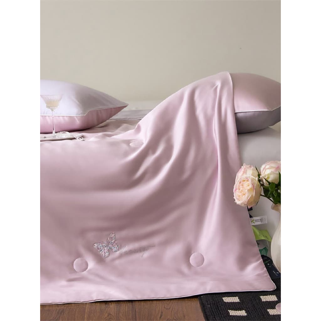 Tencel Cool Summer Cool Quilt 100 Lyocell Colcha de ar condicionado Classe A Lavável à máquina Lavável Antibacteriano An