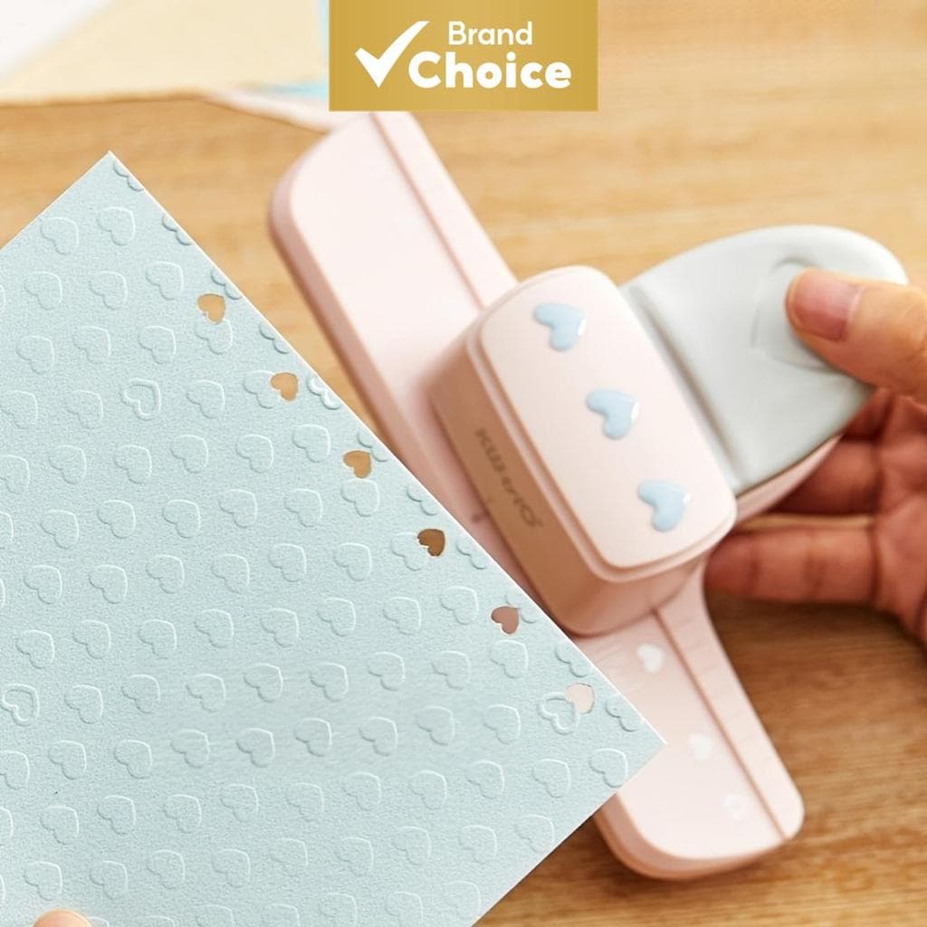 KW‐triO Furador de Papel em Formato de Coração Ajustável 3-6-9 Furos Ferramenta de Perfuração Manual para Diário, Cartão
