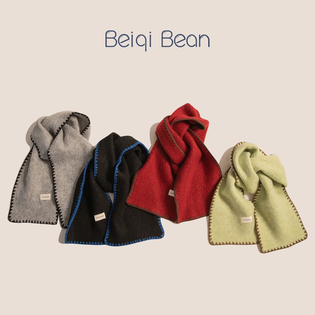 W inverno cachecol infantil coreano Retro cachecol de malha masculino feminino bebê quente atmosfera grossa cachecol de