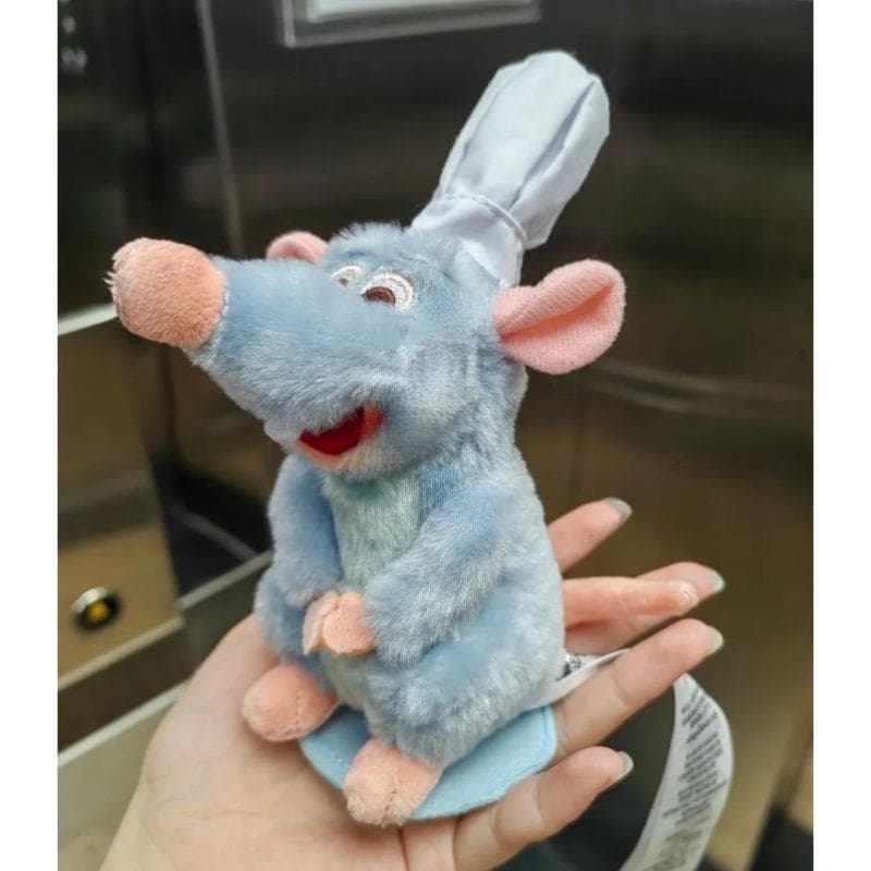 Super fofo cozinhar Mouse rei boneca de pelúcia aniversário com ímã pode sentar ombro