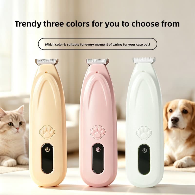 Barbeador para animais de estimação Aparador de cabelo Universal para gatos e cães com iluminação LED Cortador elétrico