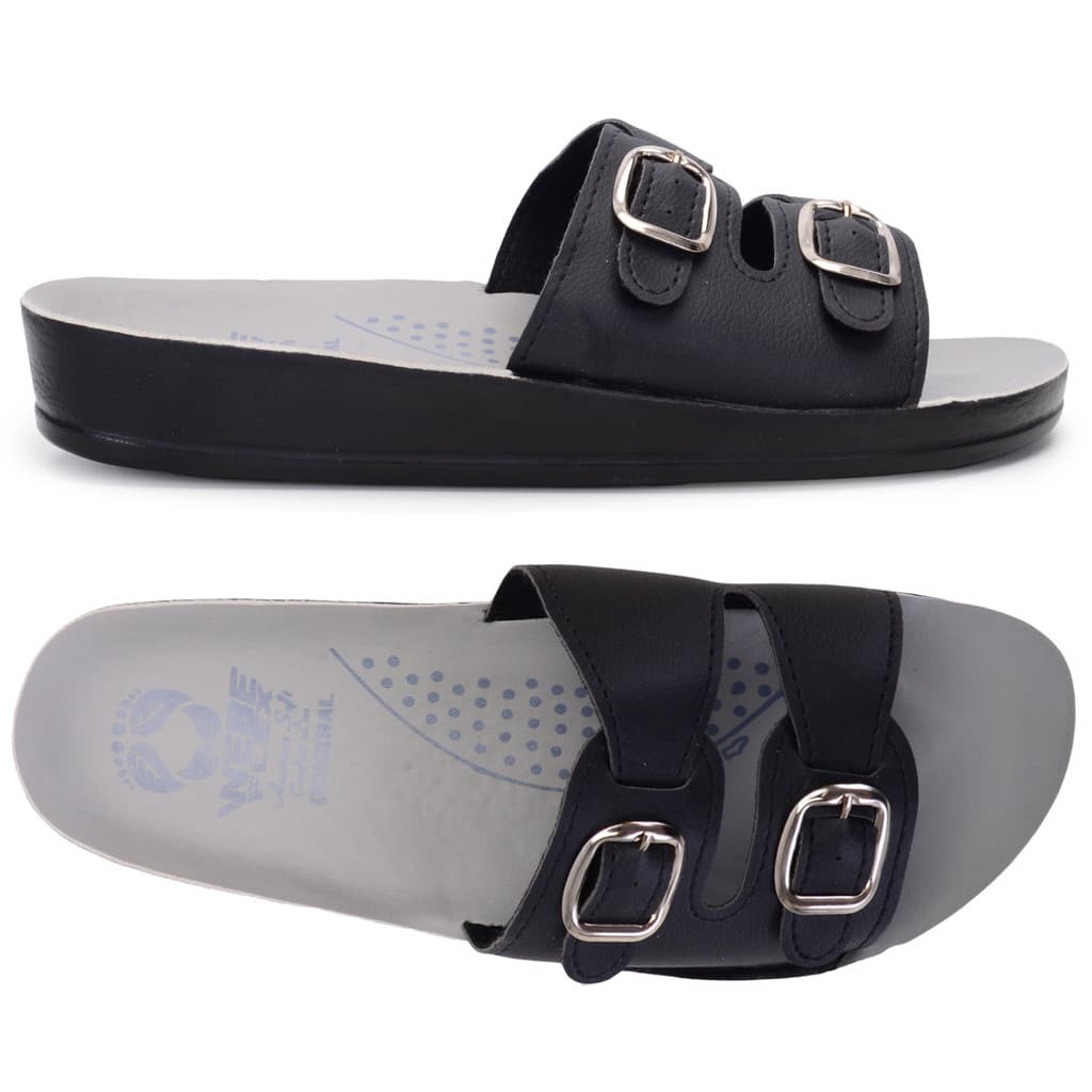 Sandália Feminina Ortopédica Chinelo Anatômico Macio Leve Ideal Para Esporão Fascite Plantar Dores 2 Fivelas Ajustáveis