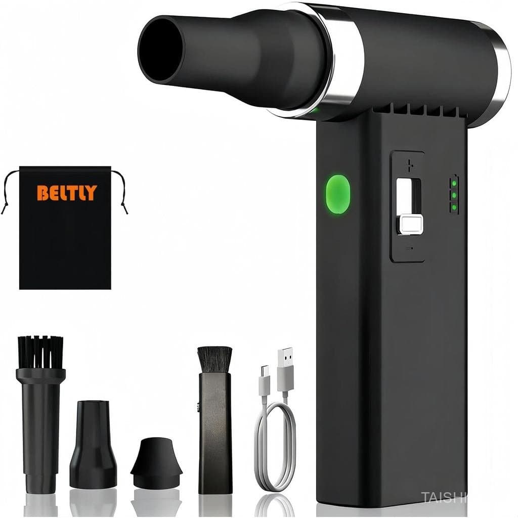 Soprador de Ar Comprimido – Soprador Elétrico Sem Fio FT03 com Motor Sem Escovas, 110.000 RPM de Super Potência, Ventila