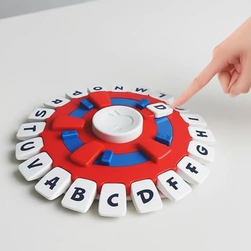 Jogo De Palavras Competitivo Divertido Educativo Familia Amigo Entretenimento Vermelho
