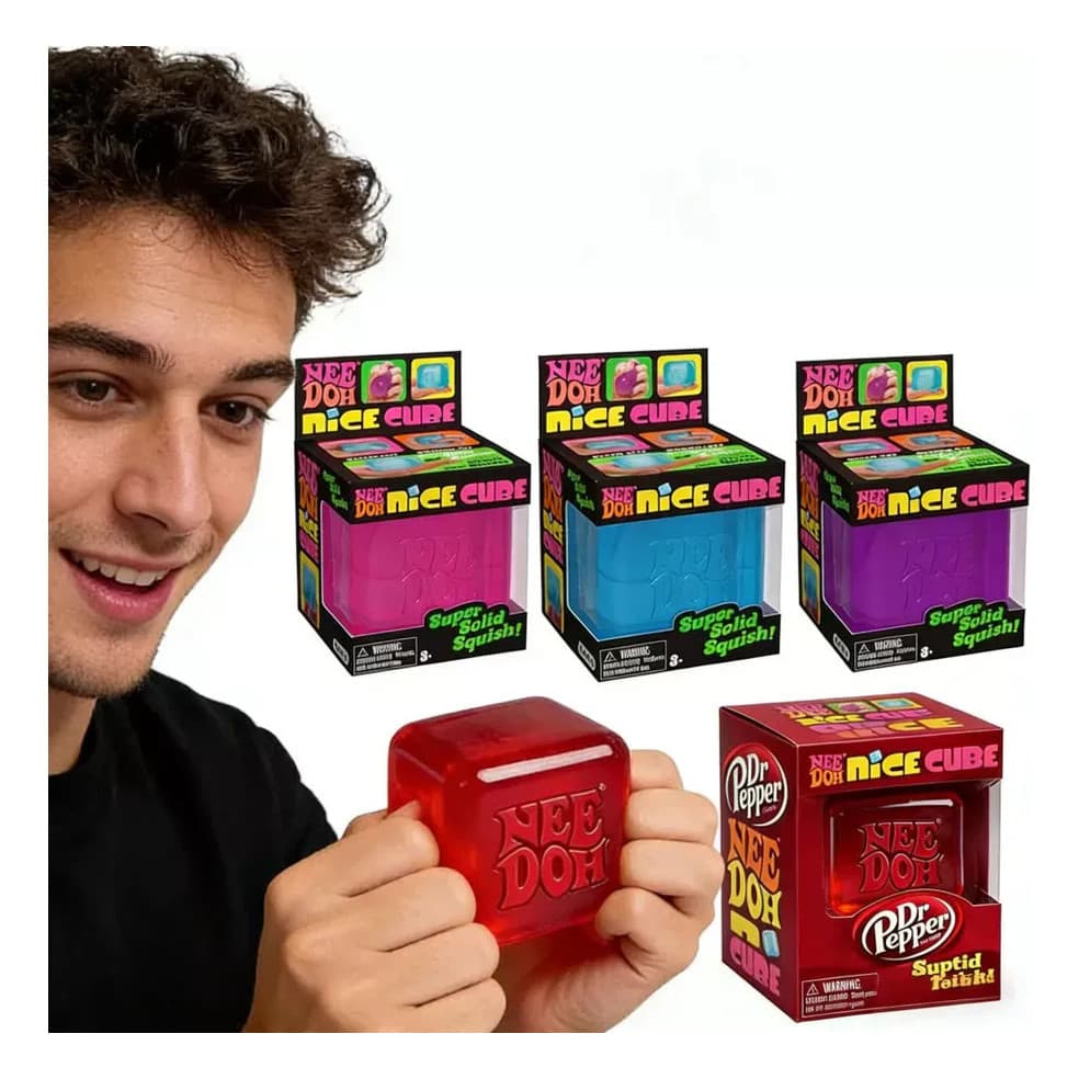 Sólido Squish Alívio Do Estresse Cubo Sensorial Squeeze Brinquedo Ferramenta De Ansiedade Para Crianças Primavera