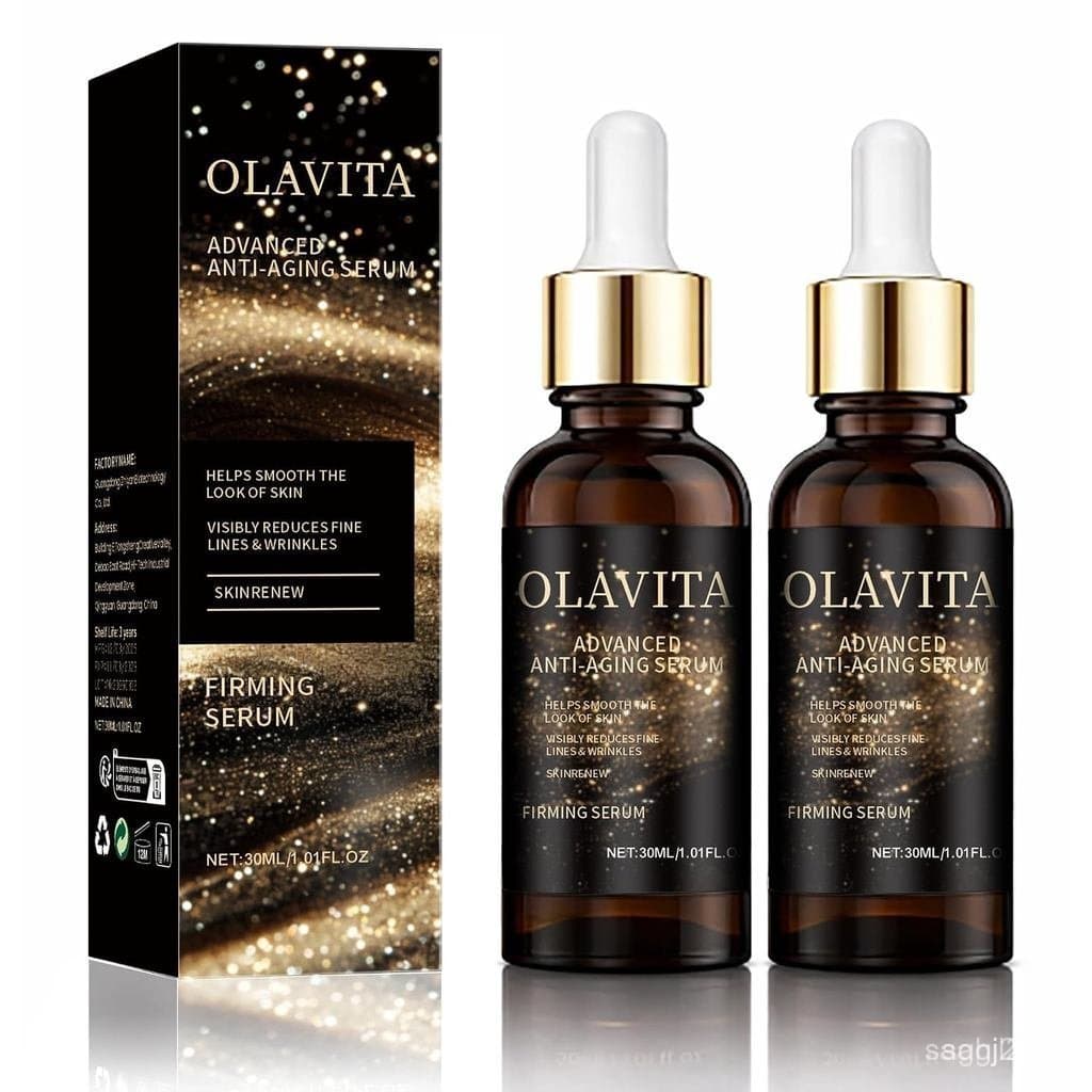 Solução Líquida Olavita - Sérum Antienvelhecimento - Sérum Facial Olavita, Vitamina C, Retinol, Vitamina E e Fórmula Fac