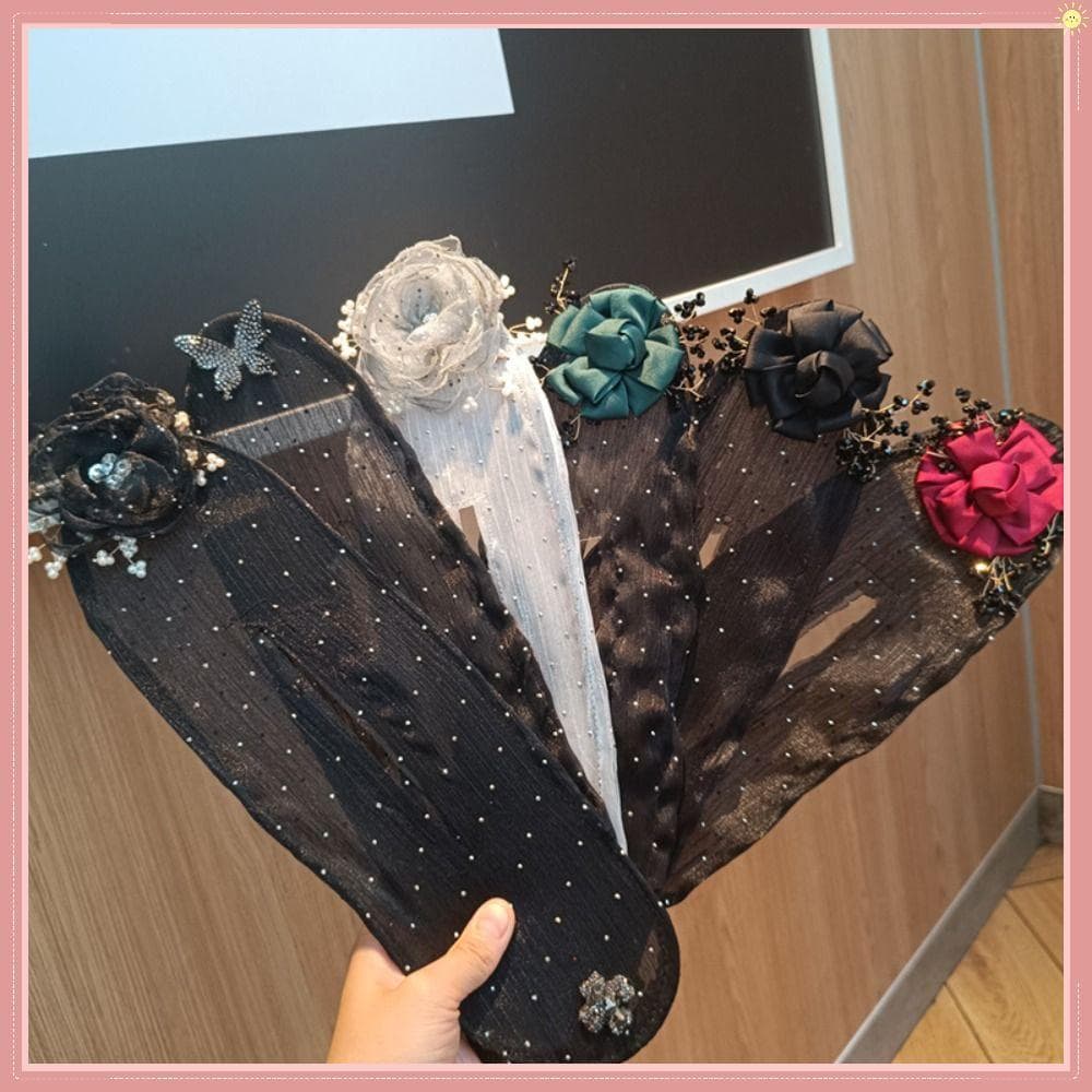 Tiara Feminina Com Laço De Fio , Acessórios Para Cabelo Em Grampo , Modelador De , Preguiçoso