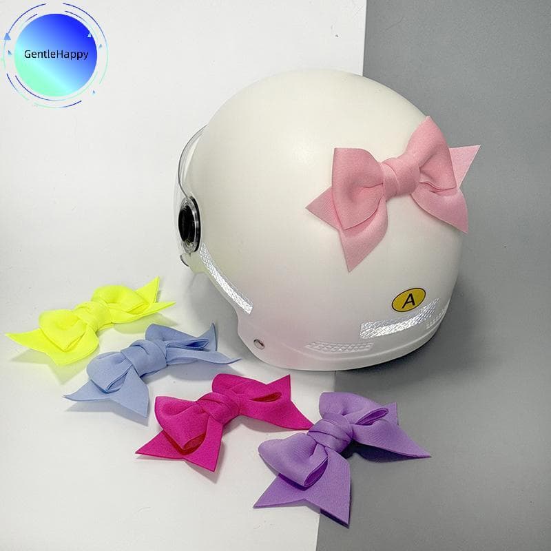 GentleHappy Capacete Arco Decoração Para Patinação Capacetes De Moto Removível Decorativo Bowknot Meninas Das Mulheres P