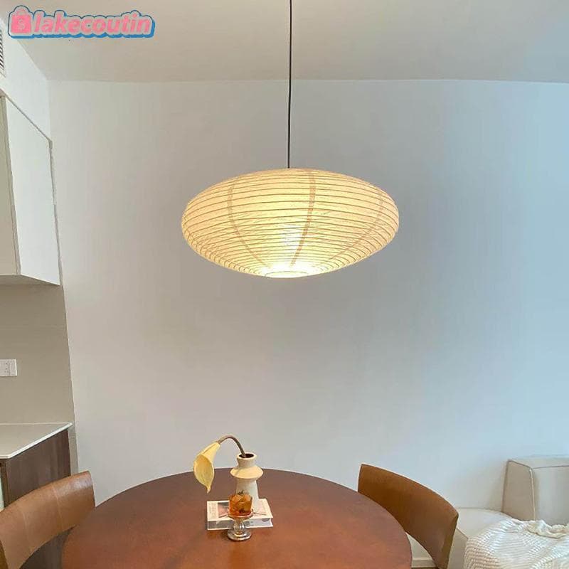 la 1/2 Unidades Branco Dobrável Oval Lanterna De Papel Abajur Estilo Rústico Para Casa De Fazenda Decoração Lata