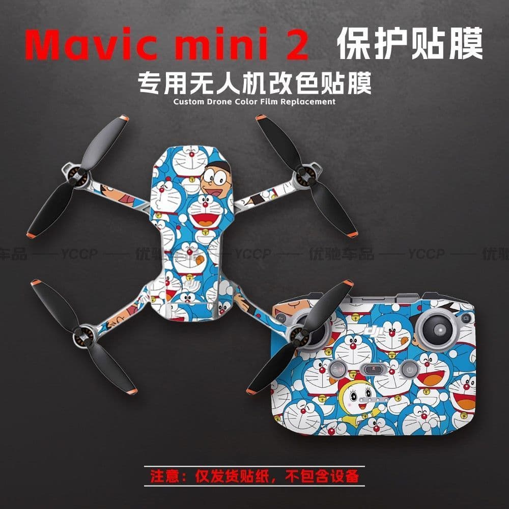 Adequado para dji Mavic MINI 2 corpo adesivo filme de mudança de cor personalizado película protetora modificado acessór