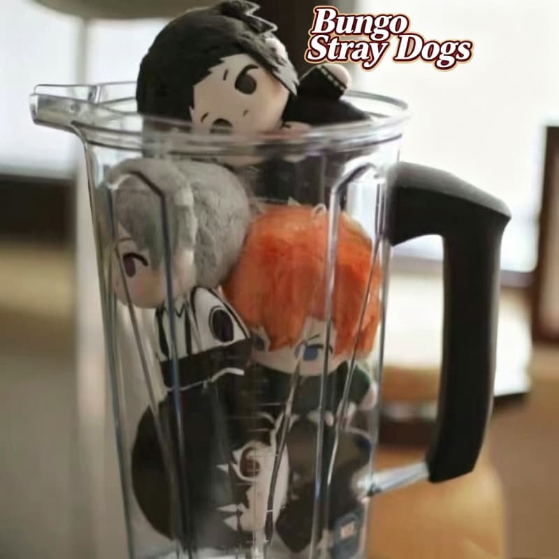 Bungo Stray Dogs, Chuuya Nakahara, boneca de algodão de 10 cm, chaveiro de pelúcia, pingente de anime, brinquedo colecio
