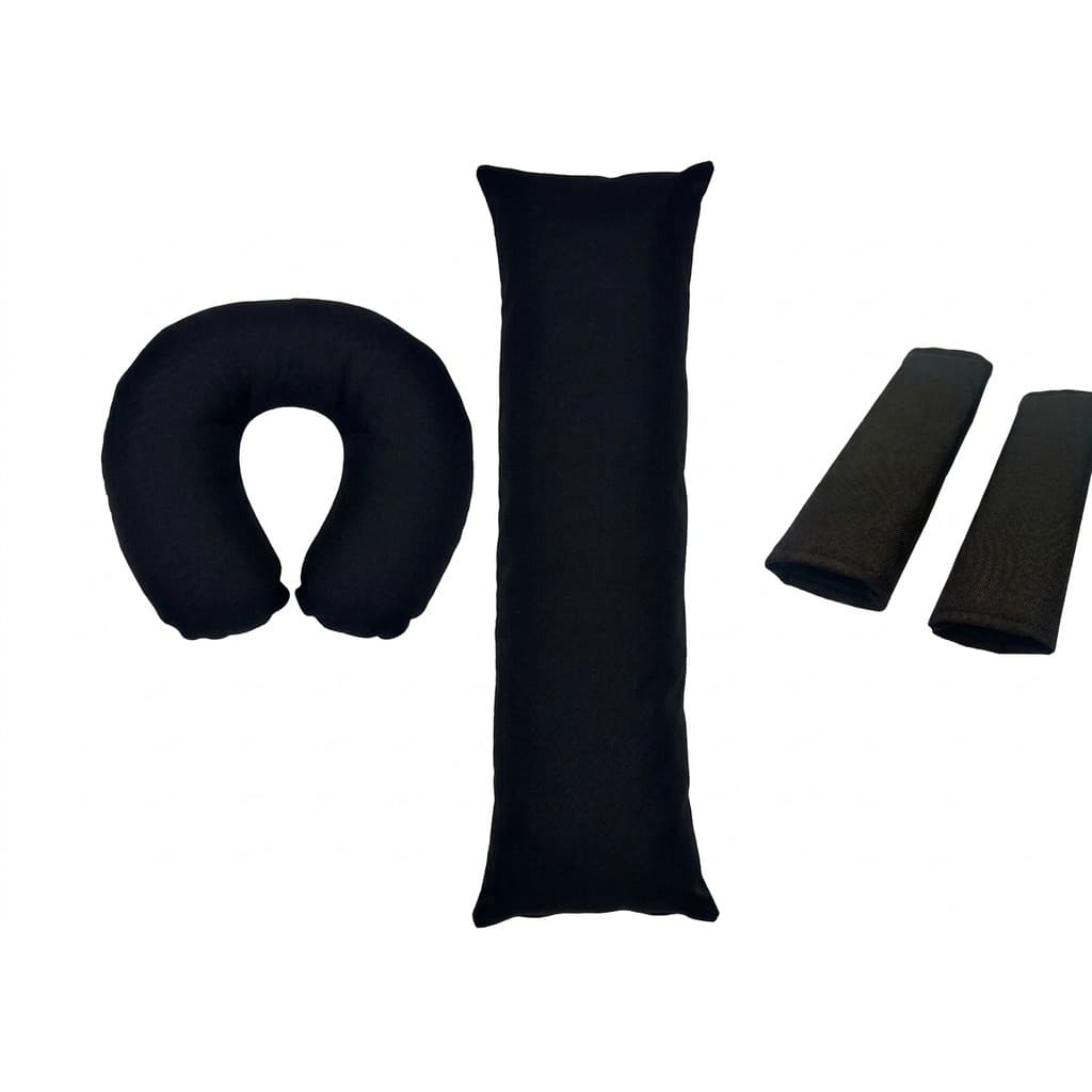 Kit de 3 peças, Almofada de cinto + Almofada de pescoço + protetor de cinto Duplo!