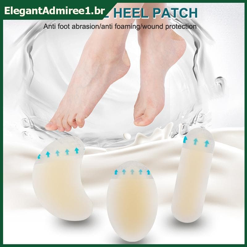 ELEGA 24pcs Adesivo Gel Bolha Gesso Calcanhar Ferramentas Para Cuidados Com Os Pés