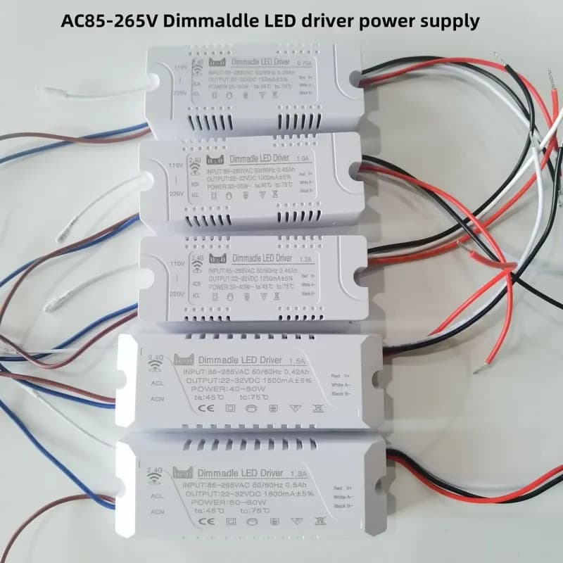 AC85-265V DC22-32V 25W 30W 35W 40W 50W 60W Dimmaldle LED driver Fonte De Alimentação Para Luzes De Teto E Lustres