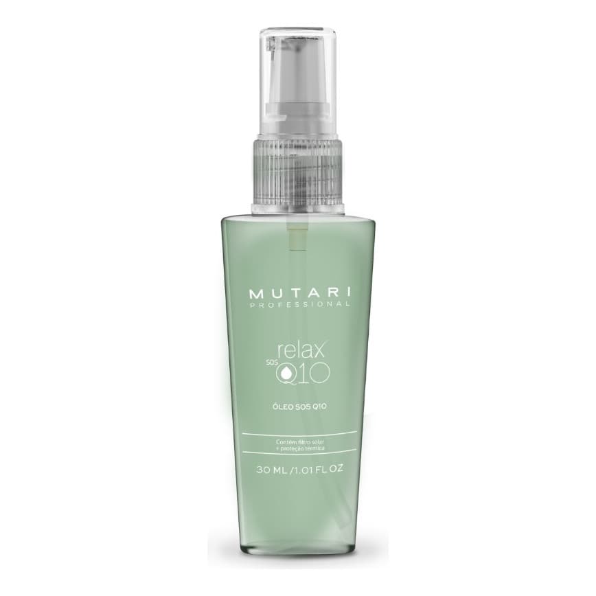 Óleo Sos Q10 Mutari 30ml - Proteção Térmica E Filtro Solar