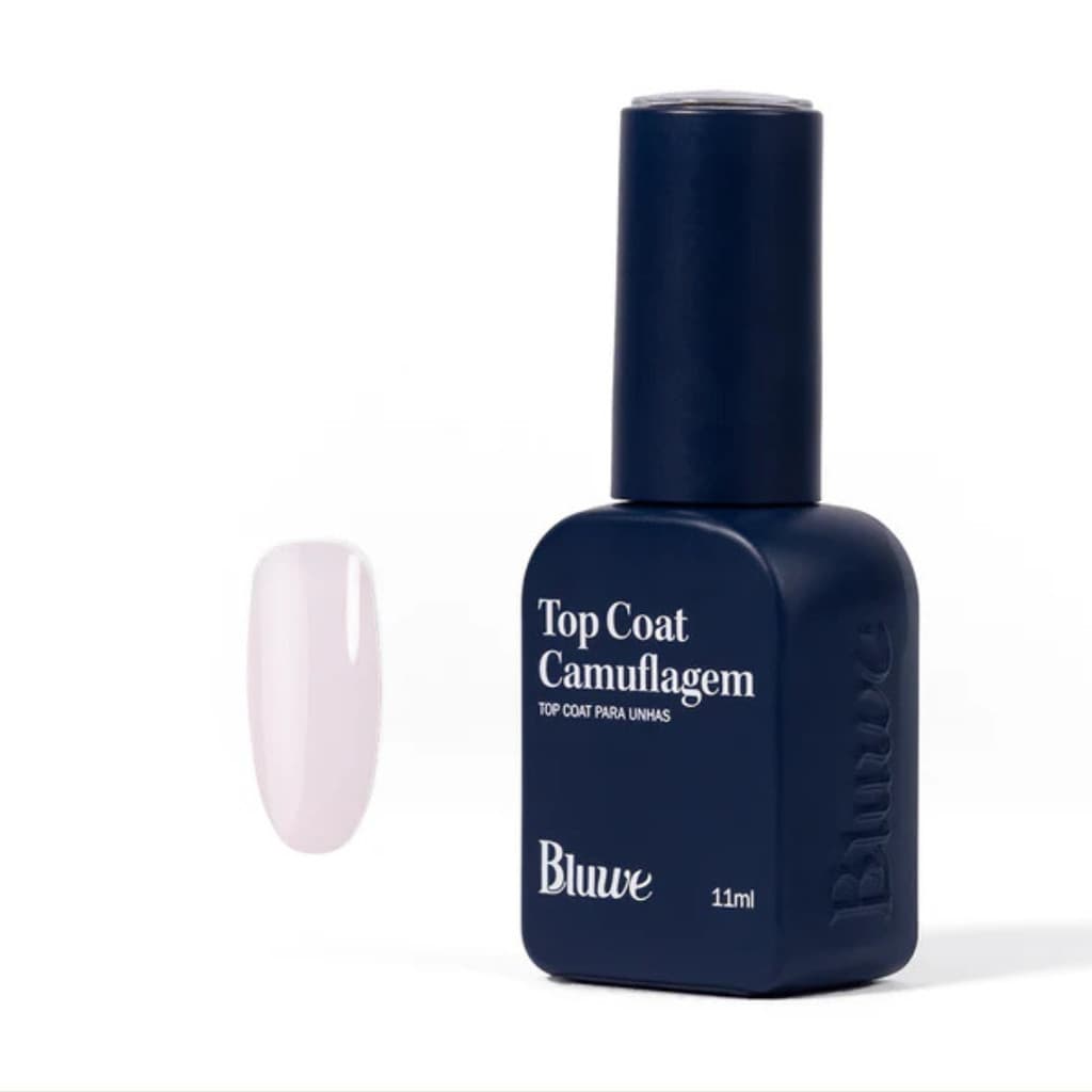 BLUWE TOP COAT CAMUFLAGEM NATURAL PINK/ NATURAL/ PINK / TOP COAT NATURAL, ROSINHA NATURAL/UNHA NATURAL