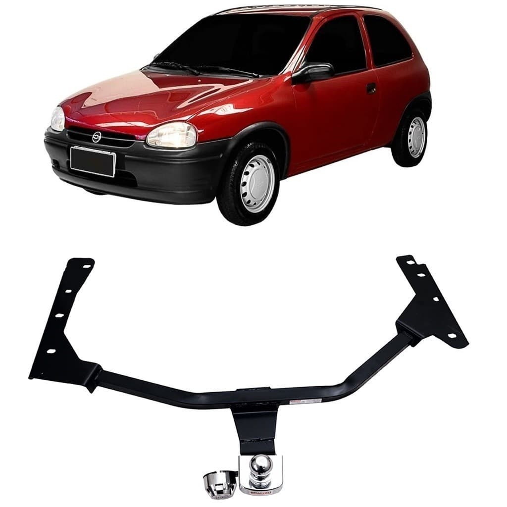 Engate Reboque Fixo Corsa Wind 1993 A 2002 Furo Capacida carga 500kg Aco Resistente