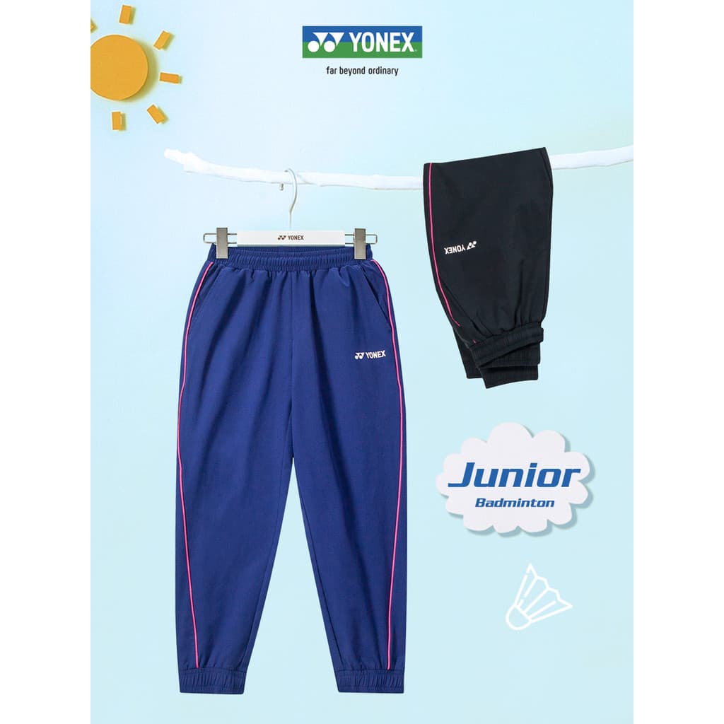 YONEX YONEX YY Crianças Jovens Camisa de Badminton Calças Esportivas de Primavera360013Novo fino novo estilo leve