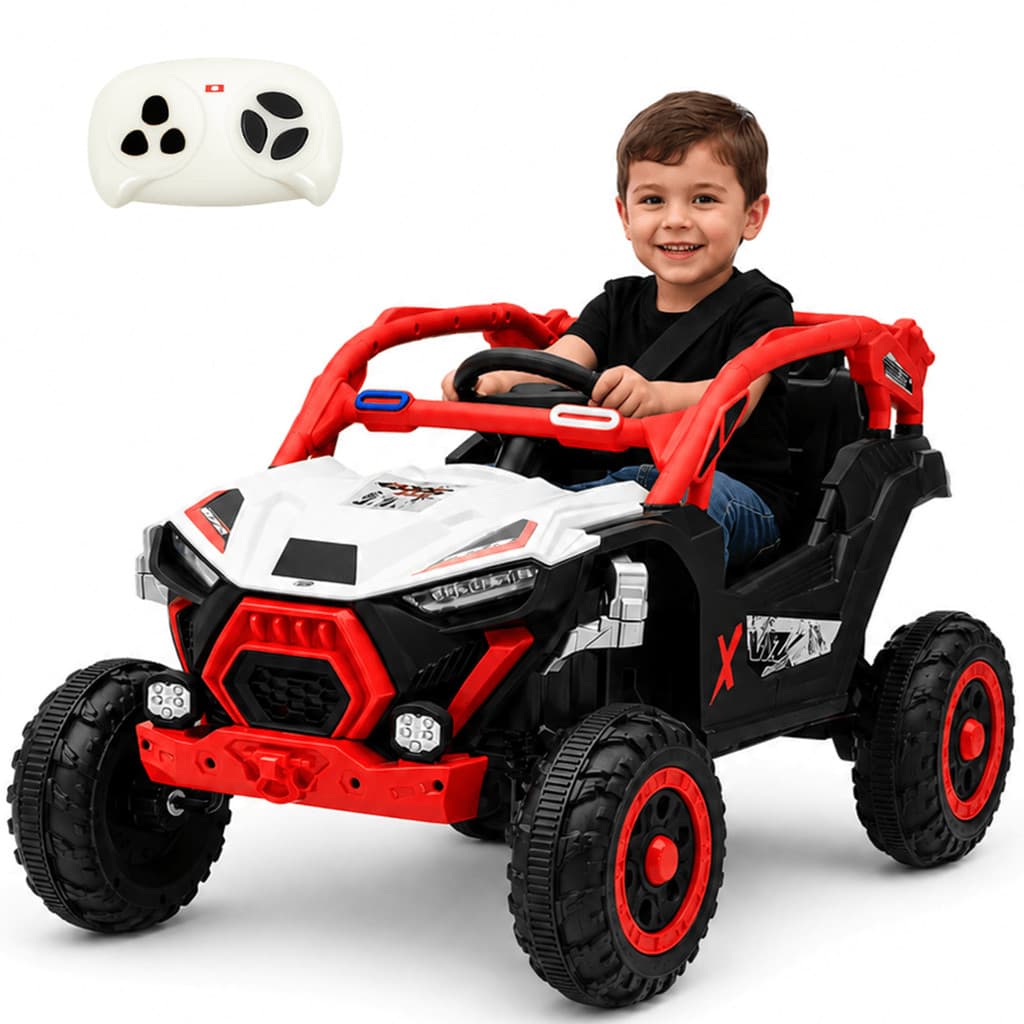 Quadriciclo Eletrico Infantil Zippy Utv Adventure Vermelho 12V Controle