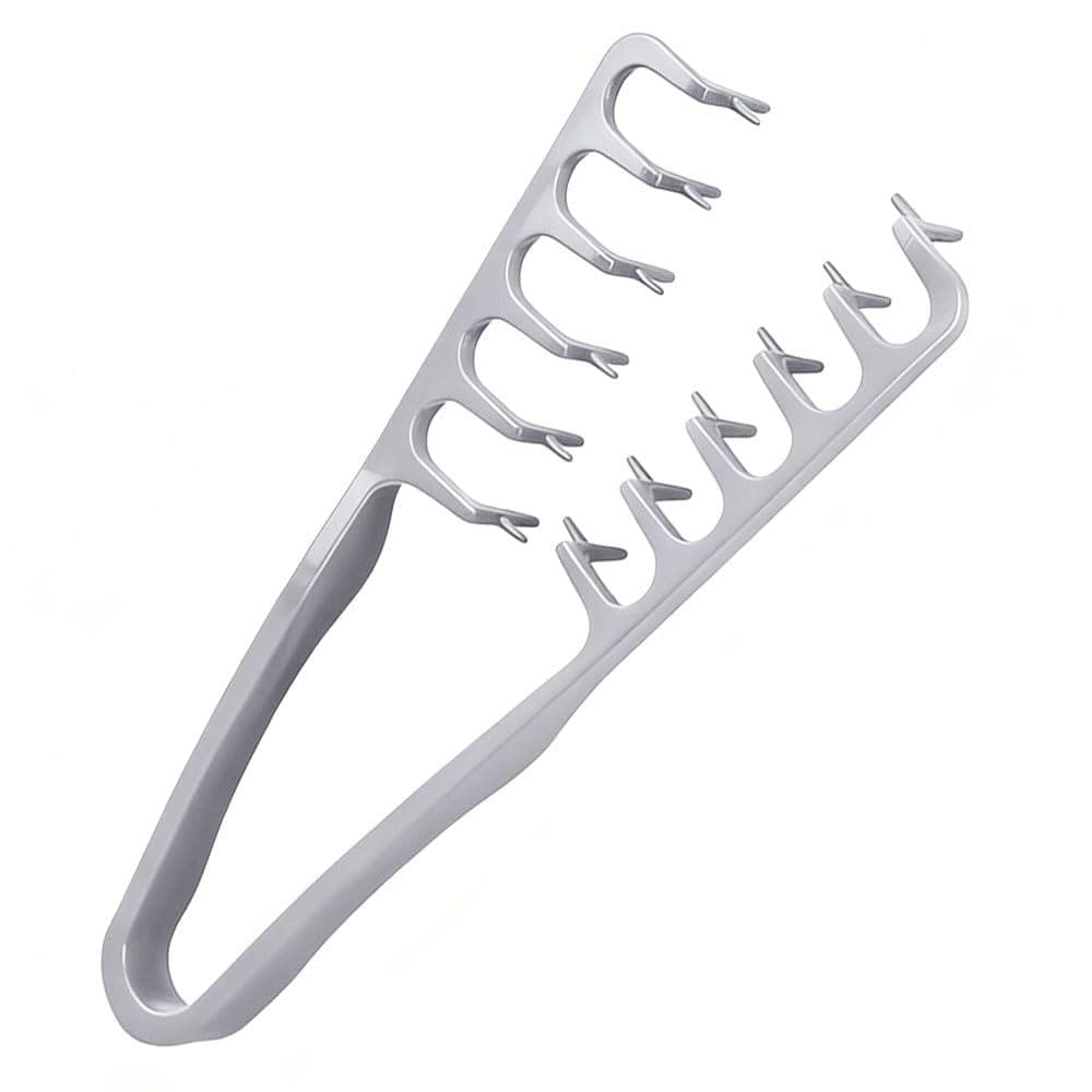 Pente Texturizador 2 em 1, Pente Volumizador com Dentes Largos e Finos - Ferramenta de Estilização Anti-Frizz para Homen