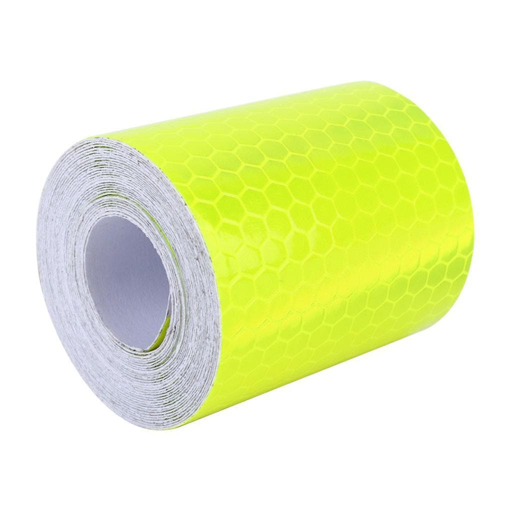 3clife-BR Funien Fita de Conspicuidade Rolo de Aviso de Segurança Reflexivo em PVC com 5cm de Largura e 3 Metros de