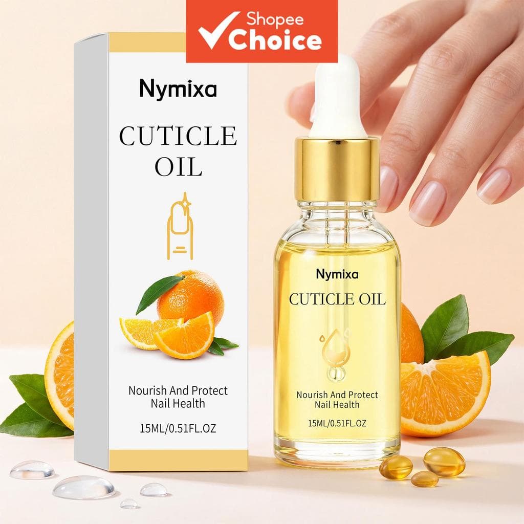 Óleo de Cutícula para Unhas Orgânico 15 ml – Tratamento para Unhas Danificadas e Amaciante de Cutículas