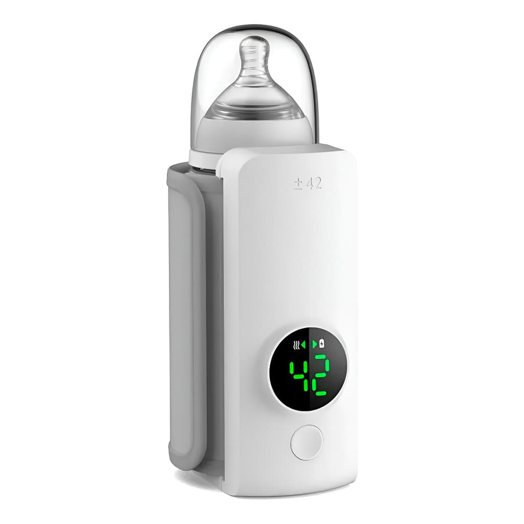 Aquecedor De Mamadeiras Portátil Recarregável Usb Branco