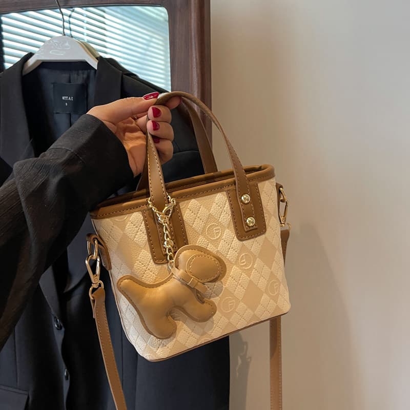 bolsa feminina Bolsa Sacos 2026 novo estilo moda na moda All-Match saco do mensageiro simples High-End losango mão-trans