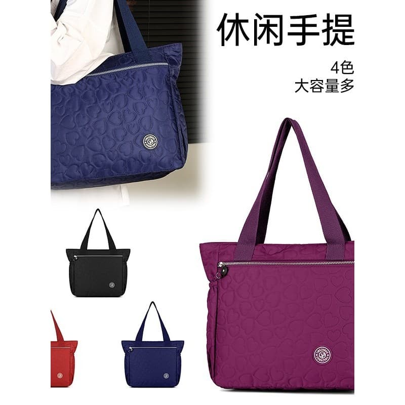 Versão coreana novo estilo grande capacidade saco de compras de viagem bolsa grande moda múmia saco feminino à prova dwa