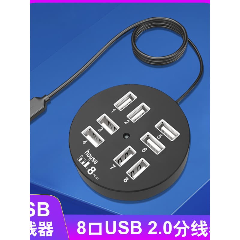 Divisor usb 2.0 extensor Desktop computador Notebook conversor usb hub Multi-função hub