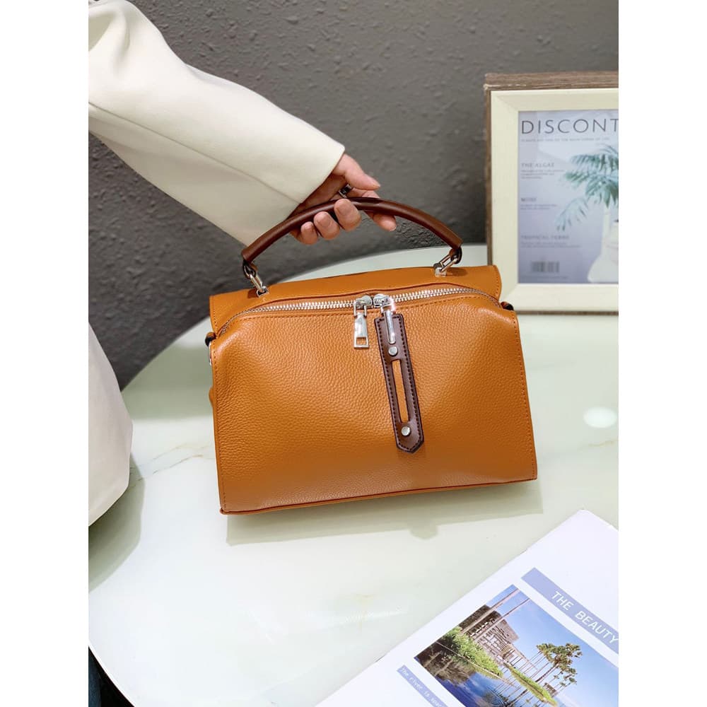 Boston travesseiro saco feminino 2026 novo estilo de couro genuíno bolsa feminina na moda grande capacidade couro macio