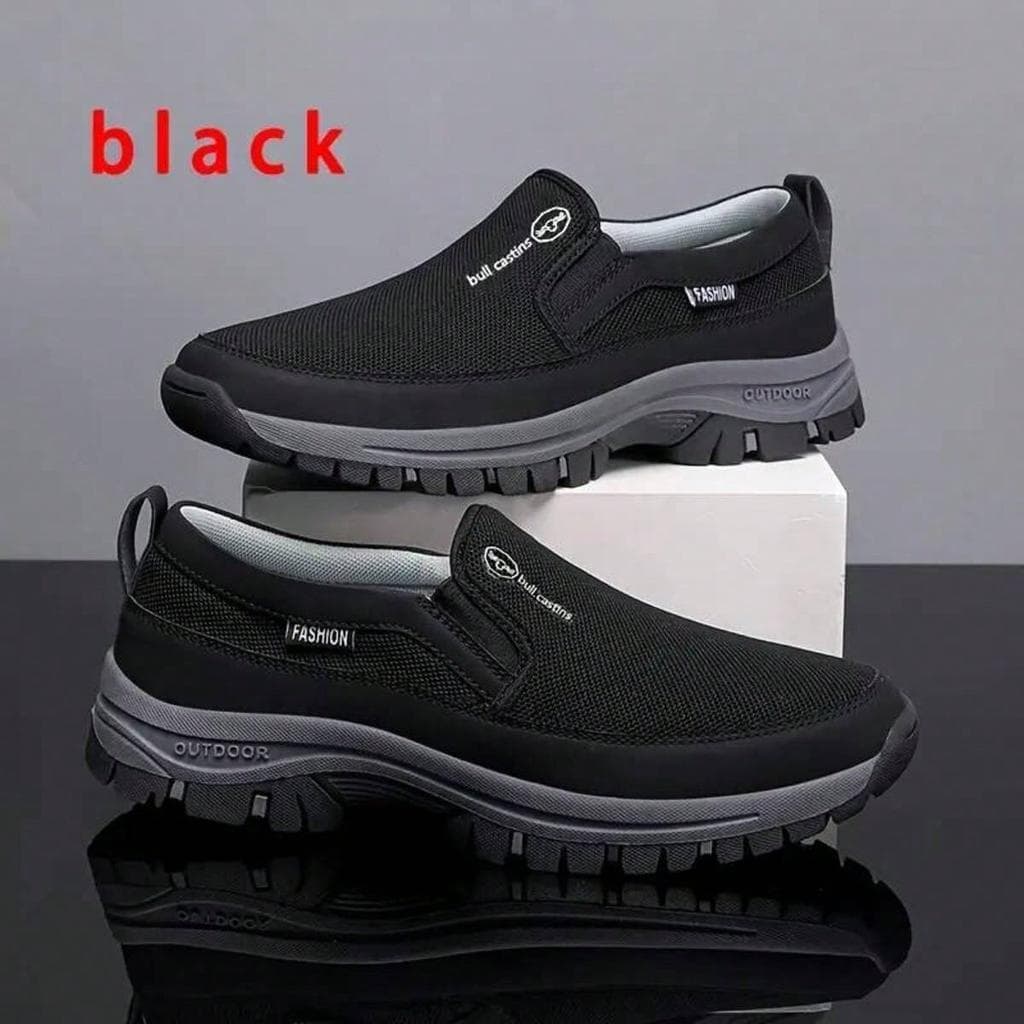 Tênis Sapatilha Mocassim Casual Masculino Calce Fácil Confortável Ortopédico respirável