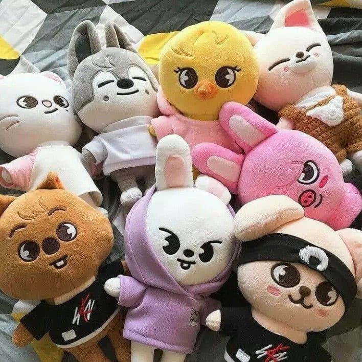 Brinquedos De Pelúcia Skzoo De 20 Cm , Skz Plushie Jiniret/Wolf Chan/Leebit/DWAEKKI/HAN Quokka/BbokAri/PuppyM/FoxI.Ny Pa